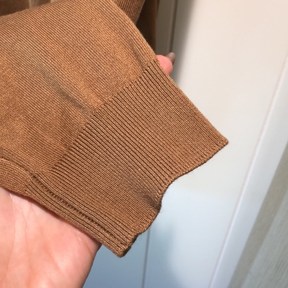 Porter & Ash men’s lightweight Crewneck super soft sweater cinnamon brown XL - Picture 3 of 6